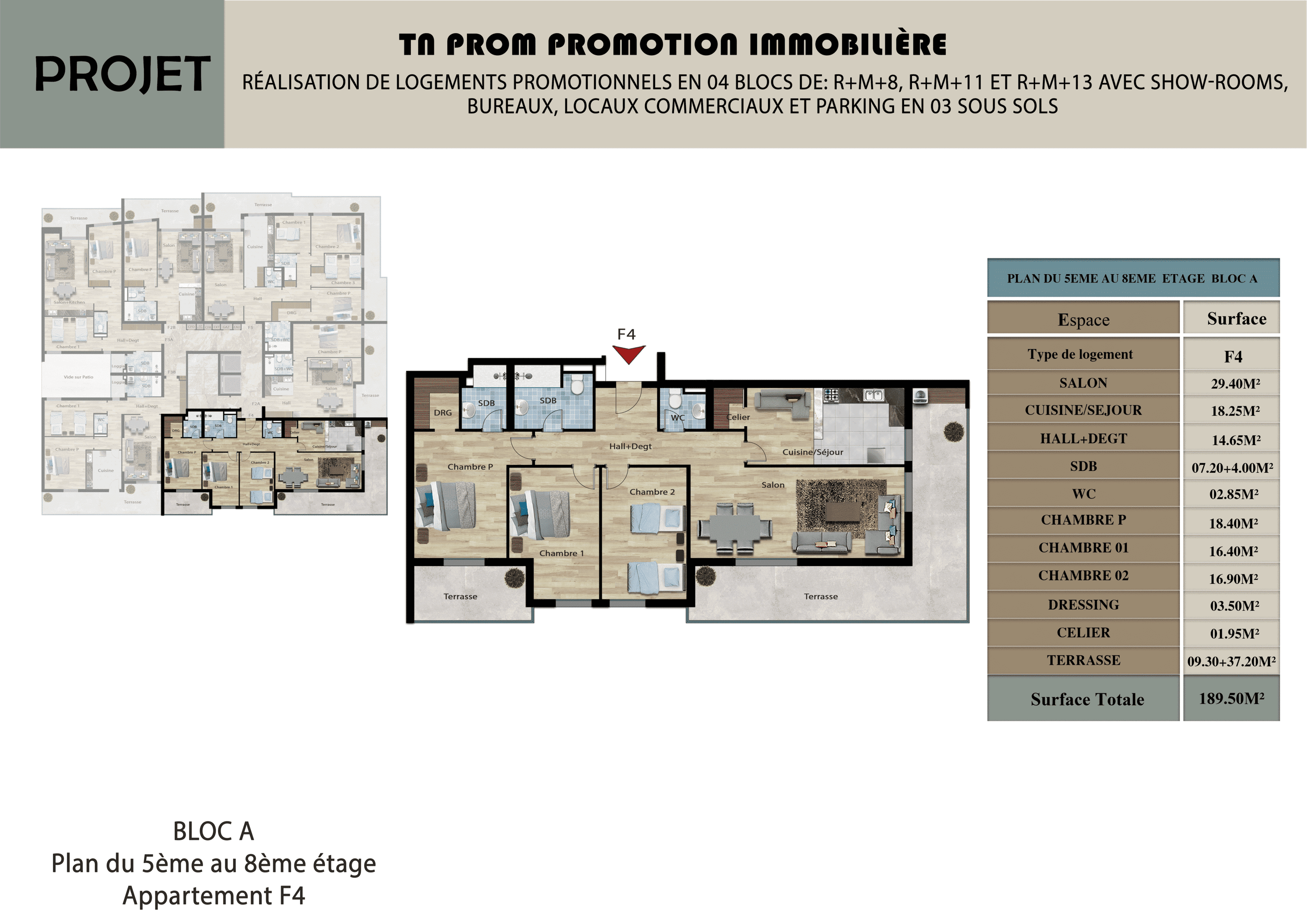 Plan F4 B